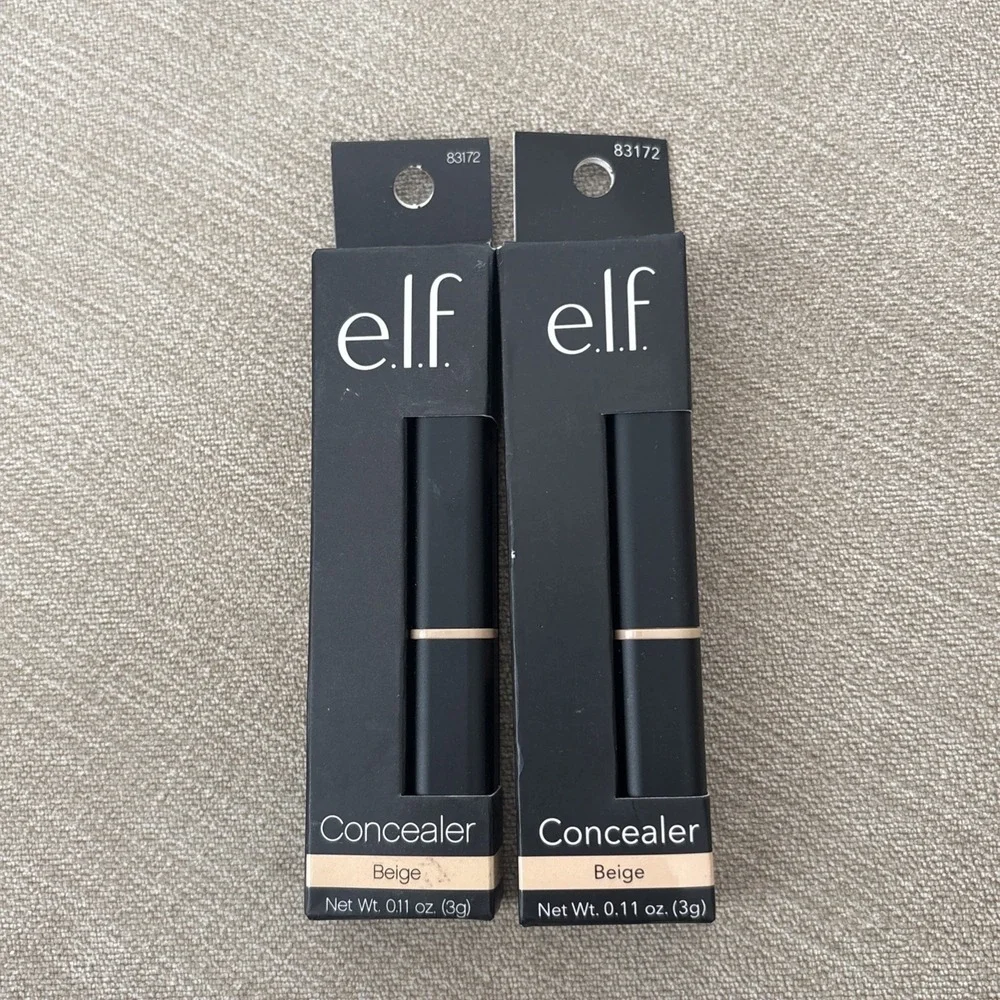 e.l.f. Concealer Creamy Lightweight Stick # Beige Discontinued SEALED pack of 2